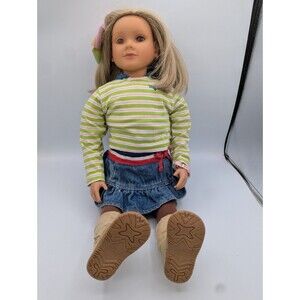 Vtg My Twinn 23" Doll 1997 Denver Era Blonde Hair Hazel Eyes Twinn Brand Outfit